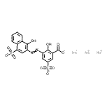 CAS#: 5858-43-5, Trisodium 2-Hydroxy-3-[(1-Hydroxy-4-Sulfonato-2-Naphthyl)Diazenyl]-5-Sulfonatobenzoate