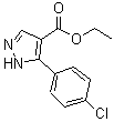 CAS 登录号：58582-98-2， 5-(4-氯苯基)-1H-吡唑-4-羧酸乙酯