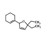 CAS 登录号：586346-14-7， 5-(1-环己烯-1-基)-2,2-二乙基-2,5-二氢呋喃