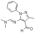 CAS#: 58668-41-0, N'-(4-Formyl-3-Methyl-1-Phenyl-1H-Pyrazol-5-Yl)-N,N-Dimethyliminoformamide