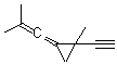 CAS 登录号：58668-76-1， 1-乙炔基-1-甲基-2-(2-甲基-1-丙烯-1-亚基)环丙烷