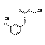 CAS 登录号：58686-72-9， 乙基3-(3-甲氧基苯基)-2-丙炔酸酯