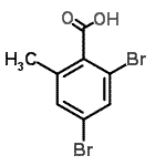 CAS 登录号：58707-03-2， 2,4-二溴-6-甲基苯甲酸