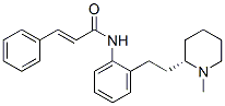 CAS#: 58754-46-4, (E)-N-[2-[2-[(2S)-1-Methyl-2-Piperidyl]Ethyl]Phenyl]-3-Phenyl-Prop-2-Enamide