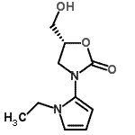 CAS#: 587869-29-2, (5R)-3-(1-Ethyl-1H-Pyrrol-2-Yl)-5-(Hydroxymethyl)-1,3-Oxazolidin-2-One