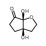CAS#: 587875-10-3, (3aR,6aR)-3A,6A-Dihydroxyhexahydro-6H-Cyclopenta[b]Furan-6-One