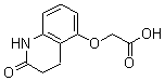 CAS 登录号：58855-36-0， ((1,2,3,4-四氢-2-氧代-5-喹啉基)氧基)乙酸