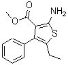 CAS#: 588678-88-0, Methyl 2-Amino-5-Ethyl-4-Phenyl-3-Thiophenecarboxylate