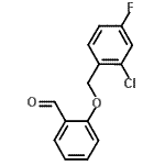 CAS 登录号：588681-52-1， 2-[(2-氯-4-氟苄基)氧基]苯甲醛
