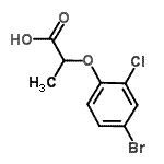 CAS#: 588681-97-4, 2-(4-Bromo-2-Chlorophenoxy)Propanoic Acid