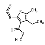 CAS#: 588695-55-0, Methyl 4-Ethyl-2-Isothiocyanato-5-Methyl-3-Thiophenecarboxylate