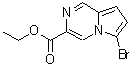 CAS 登录号：588720-62-1， 6-溴吡咯并[1,2-a]吡嗪-3-羧酸乙酯