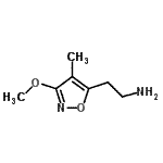 CAS 登录号：58893-40-6， 2-(3-甲氧基-4-甲基-1,2-恶唑-5-基)乙胺