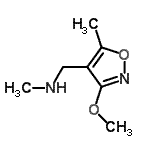 CAS 登录号：58893-43-9， 1-(3-甲氧基-5-甲基-1,2-恶唑-4-基)-N-甲基甲胺