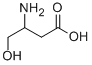 CAS 登录号：589-44-6， 3-氨基-4-羟基丁酸