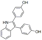 CAS 登录号：5890-93-7， 4,4'-[1H-吲哚-2,3-二基]二(苯酚)