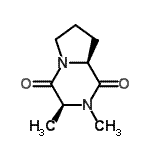 CAS 登录号：58917-57-0， (3S,8aS)-2,3-二甲基六氢吡咯并[1,2-a]吡嗪-1,4-二酮