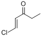 CAS 登录号：58953-12-1， (E)-1-氯戊-1-烯-3-酮