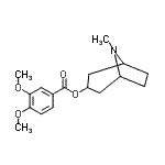 CAS#: 5896-59-3, 8-Methyl-8-Azabicyclo[3.2.1]Oct-3-Yl 3,4-Dimethoxybenzoate