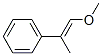 CAS 登录号：58966-09-9， (E)-beta-甲氧基-alpha-甲基苯乙烯