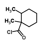 CAS 登录号：58997-63-0， 1,2-二甲基环己烷羰基氯化物