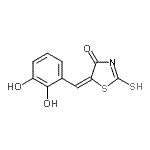 CAS#: 590376-71-9, (5E)-5-(2,3-Dihydroxybenzylidene)-2-Sulfanyl-1,3-Thiazol-4(5H)-One