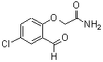 CAS 登录号：590376-72-0， 2-(4-氯-2-甲酰基苯氧基)乙酰胺