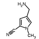 CAS#: 590409-84-0, 4-(Aminomethyl)-1-Methyl-1H-Pyrrole-2-Carbonitrile