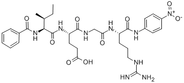 CAS#: 59068-47-2, Nalpha-Benzoyl-L-Isoleucyl-L-Glutamyl-Glycyl-L-Arginine-4-Nitroanilide