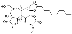 CAS 登录号：59086-92-9， 佛波醇 12-惕各酸酯 13-癸酸酯