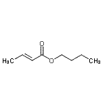 CAS 登录号：591-63-9， 丁基(2E)-2-丁烯酸酯