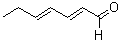 CAS 登录号：5910-85-0， 反式,反式-2,4-庚二烯醛