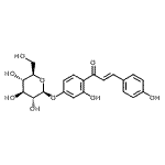CAS#: 59122-93-9, 3-Hydroxy-4-[(2E)-3-(4-hydroxyphenyl)-2-propenoyl]phenyl beta-D-glucopyranoside