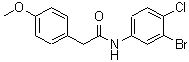 CAS 登录号：591226-55-0， N-(3-溴-4-氯苯基)-2-(4-甲氧基苯基)乙酰胺