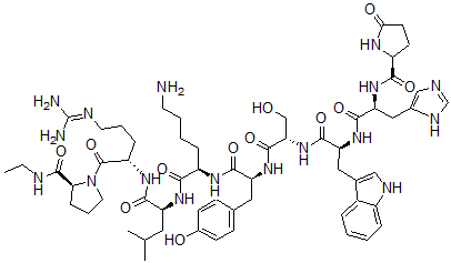 CAS#: 59131-98-5, Lysyl(6)-N-Ethylprolinamide(9)-Des-Glycinamide(10)-Lhrh