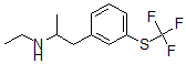 CAS#: 59173-25-0, N-Ethyl-1-[3-(trifluoromethylsulfanyl)phenyl]propan-2-amine