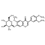 CAS#: 59183-50-5, 3-(3,4-Dimethoxyphenyl)-6-methoxy-4-oxo-4H-chromen-7-yl beta-D-glucopyranoside