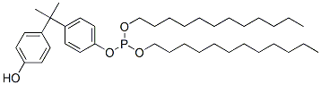 CAS 登录号：59189-82-1， 双十二烷基 4-[1-(4-羟基苯基)-1-甲基乙基]苯基亚磷酸酯