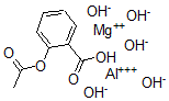 CAS 登录号：59215-60-0， 2-乙酰氧基苯甲酸五氢氧化铝镁