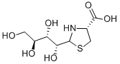 CAS 登录号：59246-17-2， 2-(L-阿拉伯糖-四羟基丁基)-4(R)-1,3-噻唑烷-4-羧酸