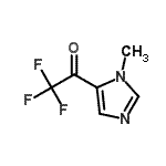 CAS 登录号：592555-23-2， 2,2,2-三氟-1-(1-甲基-1H-咪唑-5-基)乙酮