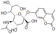 CAS 登录号：59322-44-0， 2'-(4-甲基伞形酮)-alpha-D-N-乙酰基神经氨酸