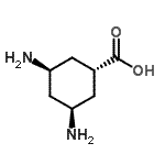 CAS 登录号：593235-12-2， (1s,3R,5S)-3,5-二氨基环己烷羧酸