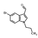 CAS#: 593236-04-5, 5-Bromo-1-Propyl-1H-Indole-3-Carbaldehyde