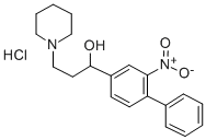 CAS 登录号：59401-30-8， alpha-(2-硝基-4-联苯基)-1-哌啶丙醇盐酸盐