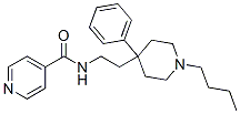 CAS 登录号：59455-24-2， 1-丁基-4-苯基-4-异烟酰氨基乙基哌啶