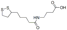 CAS#: 59547-52-3, 4-[[5-(1,2-Dithiolan-3-Yl)-1-Oxopentyl]Amino]Butanoic Acid