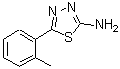 CAS 登录号：59565-54-7， 5-(2-甲基苯基)-1,3,4-噻二唑-2-胺