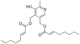 CAS 登录号：59599-61-0， 吡哆辛二辛烯酸酯