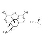 CAS#: 596-16-7, (5alpha,6alpha)-17-Methyl-7,8-Didehydro-4,5-Epoxymorphinan-3,6-Diol Nitrate (1:1)